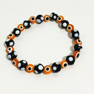 Orange evil eye Contadiojo Bracelet